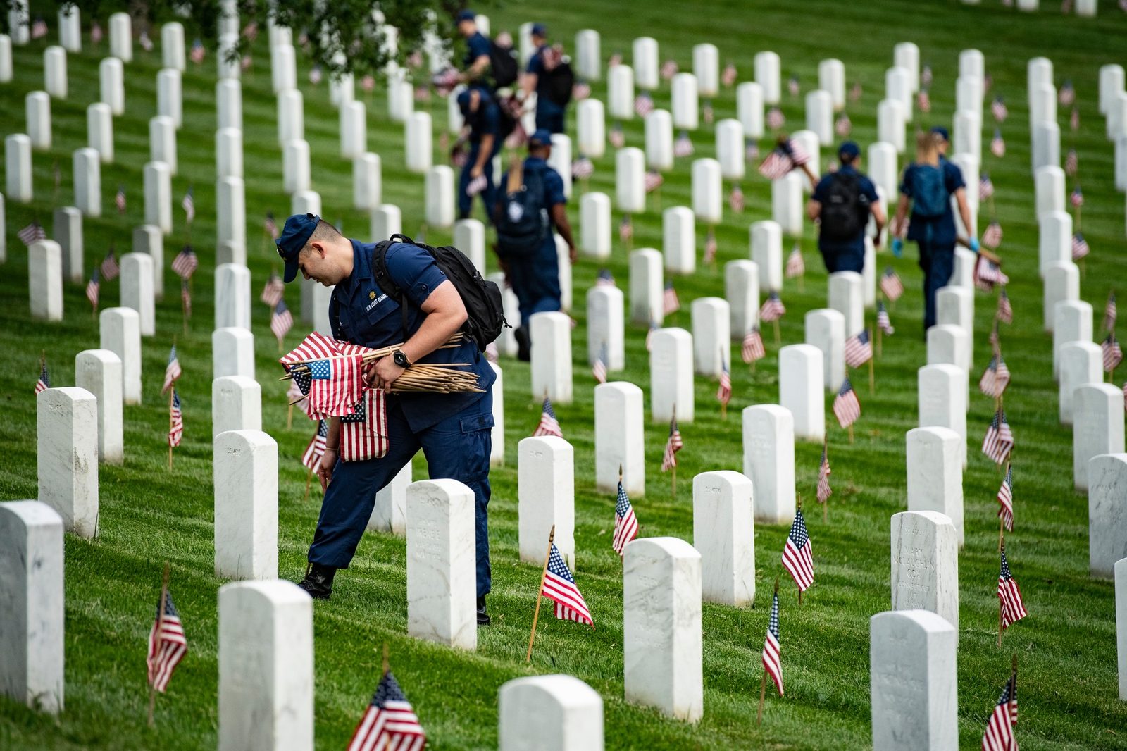 Flags-In at Arlington National Cemetery
