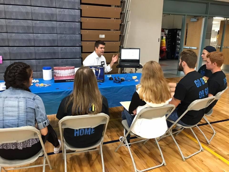 A community dental education talk