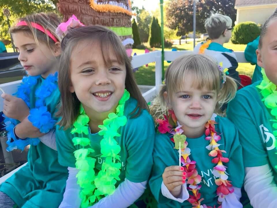 Children at the Pumpkinfest parade
