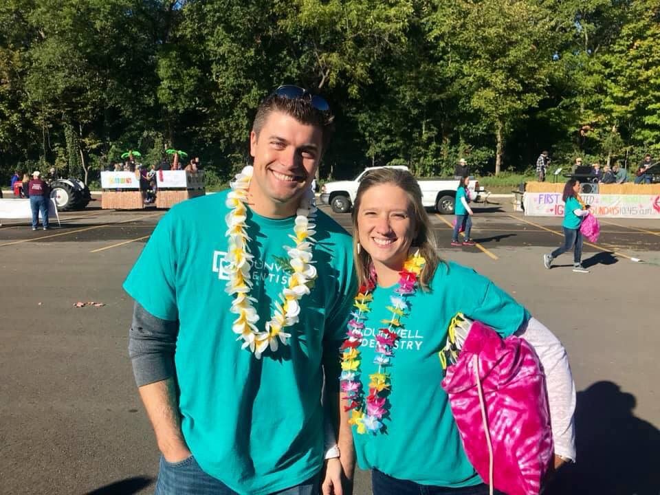 The Dunwell Dentistry team at the South Lyon Pumpkinfest parade