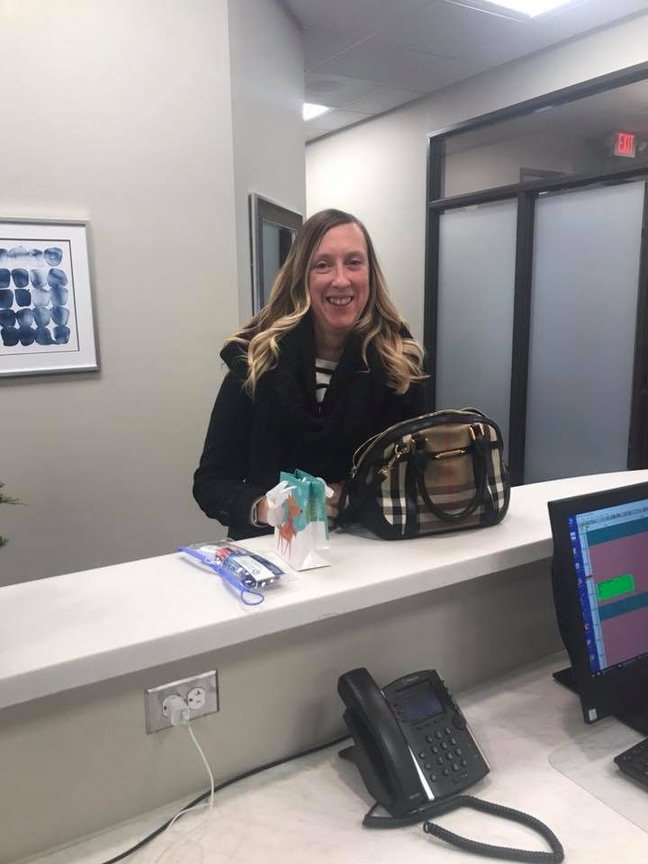 The front desk