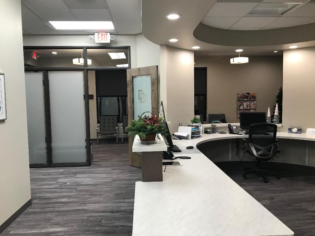 The lobby at Dunwell Dentistry