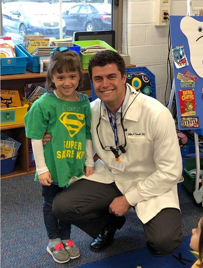 A young patient at Dunwell Dentistry